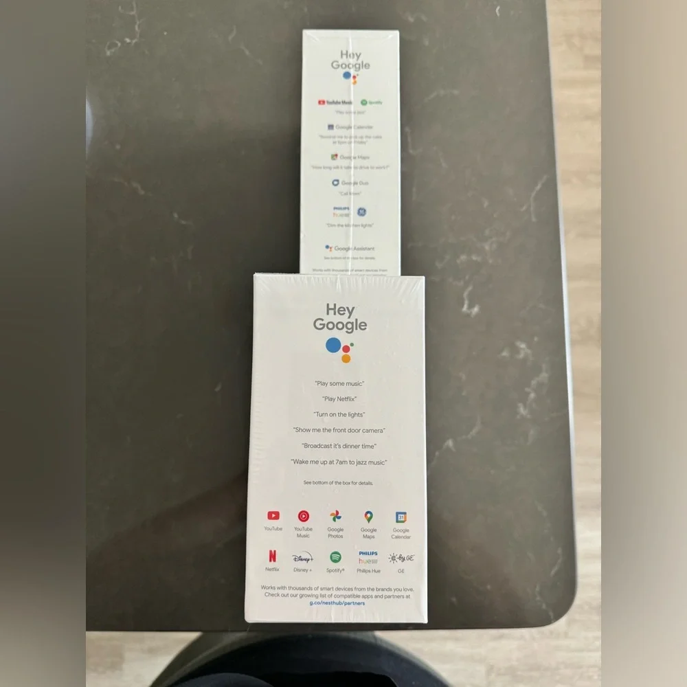 Google Nest Hub (2nd gen) and Google Nest Mini